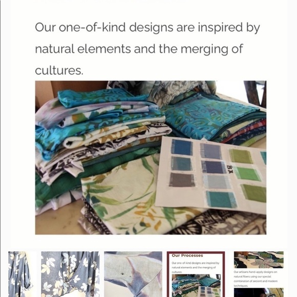 Hand painted tunic top.  100% Linen.  Made in Ecuador.  Size Small. - Picture 8 of 8